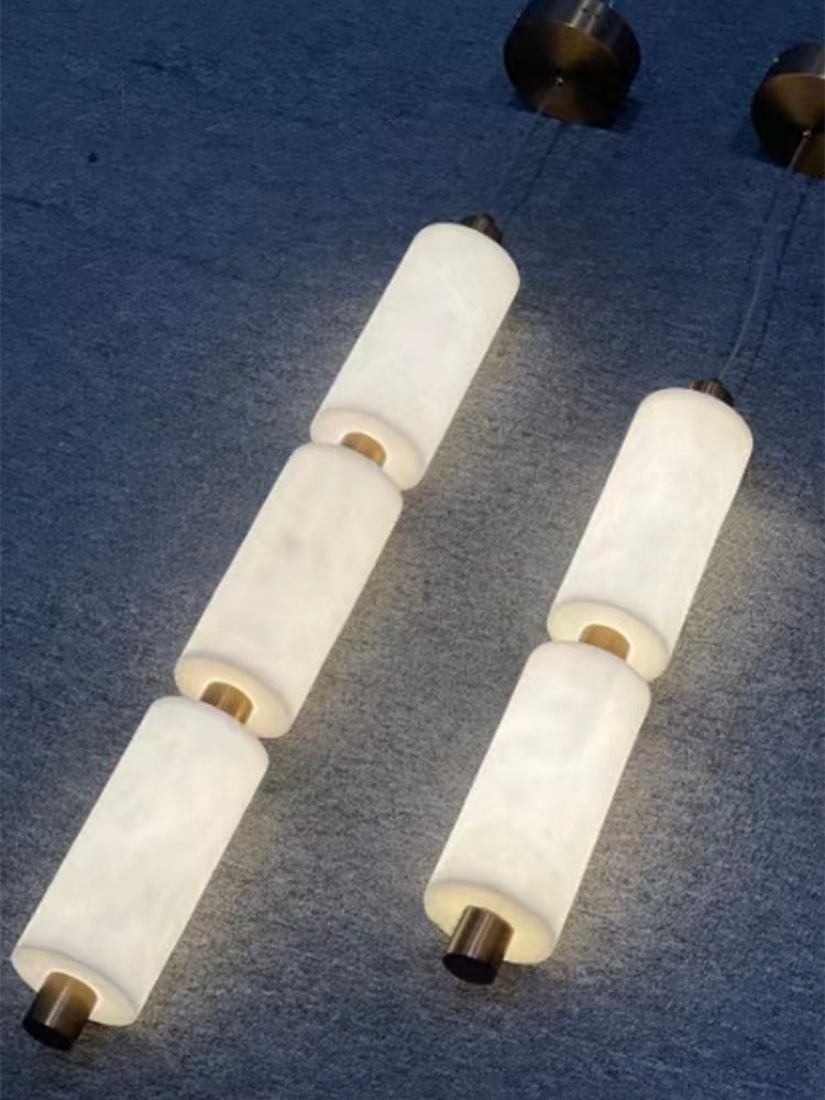 Zovarion Cluster Alabaster Pendelleuchte
