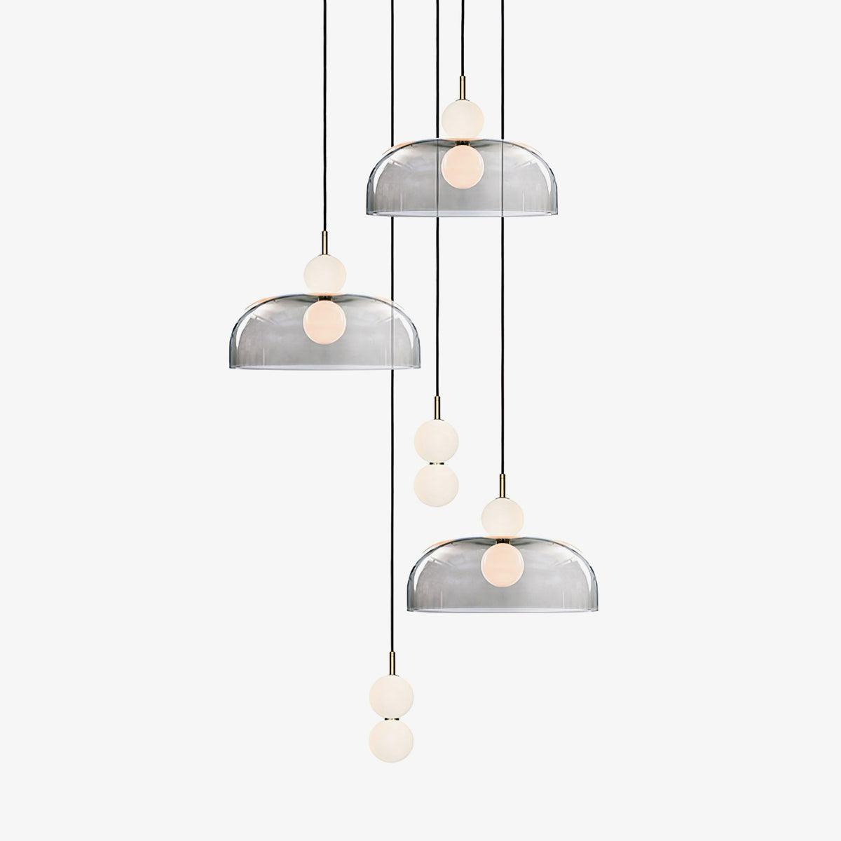 Celelia zeitgenössische minimalistische Pendelleuchte aus Glas