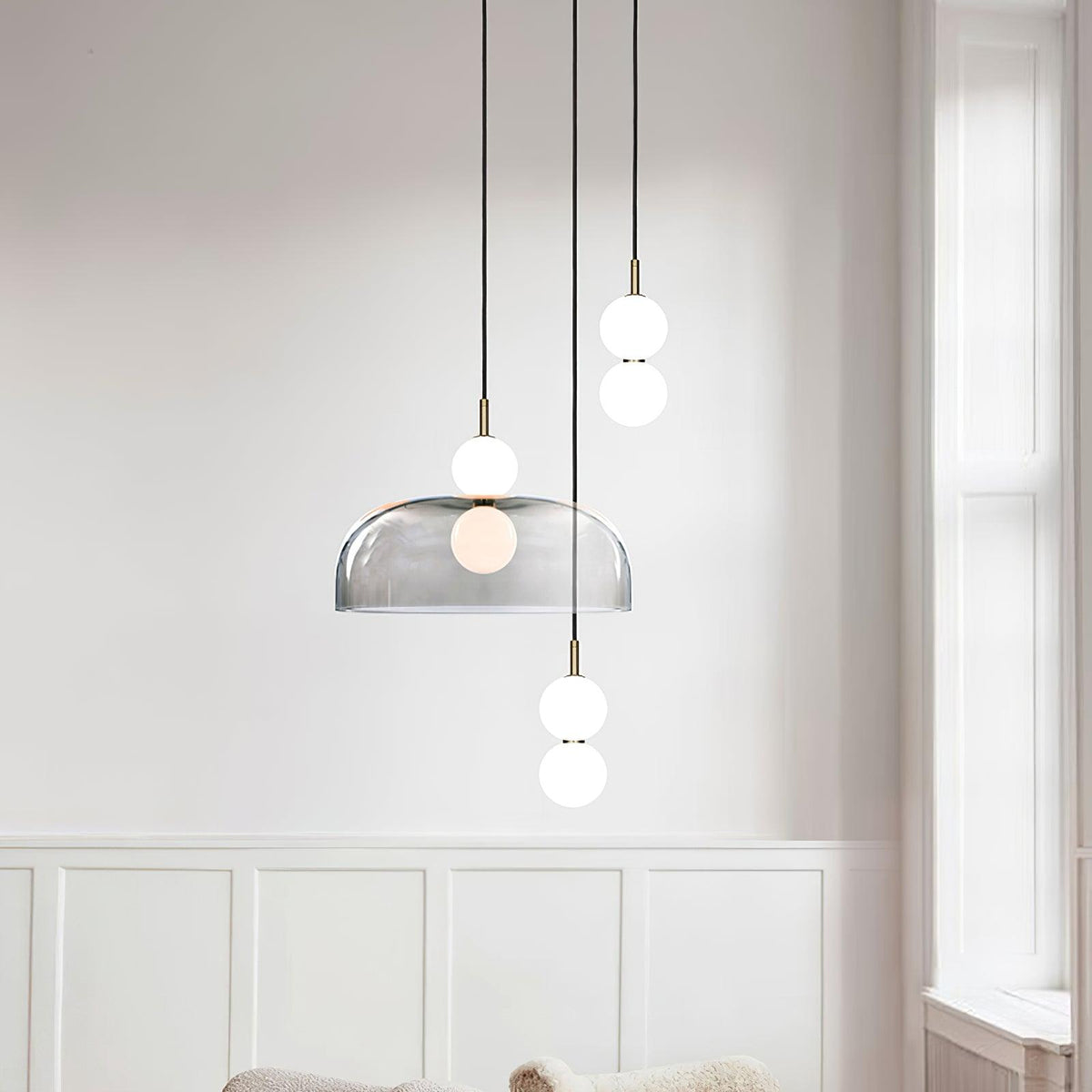 Celelia zeitgenössische minimalistische Pendelleuchte aus Glas