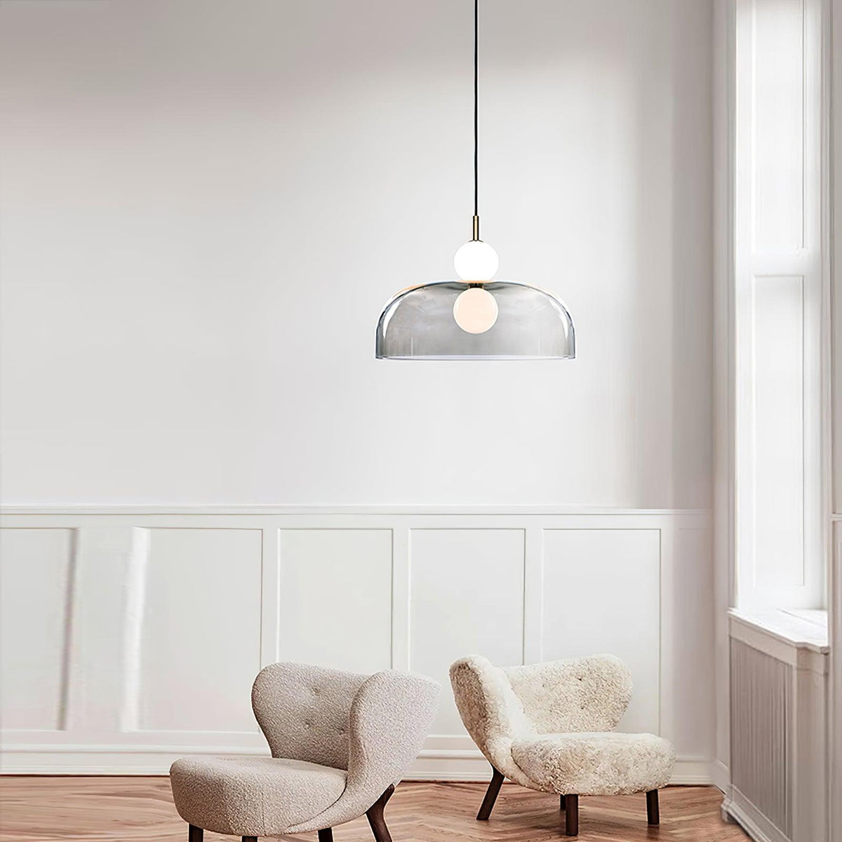 Celelia zeitgenössische minimalistische Pendelleuchte aus Glas