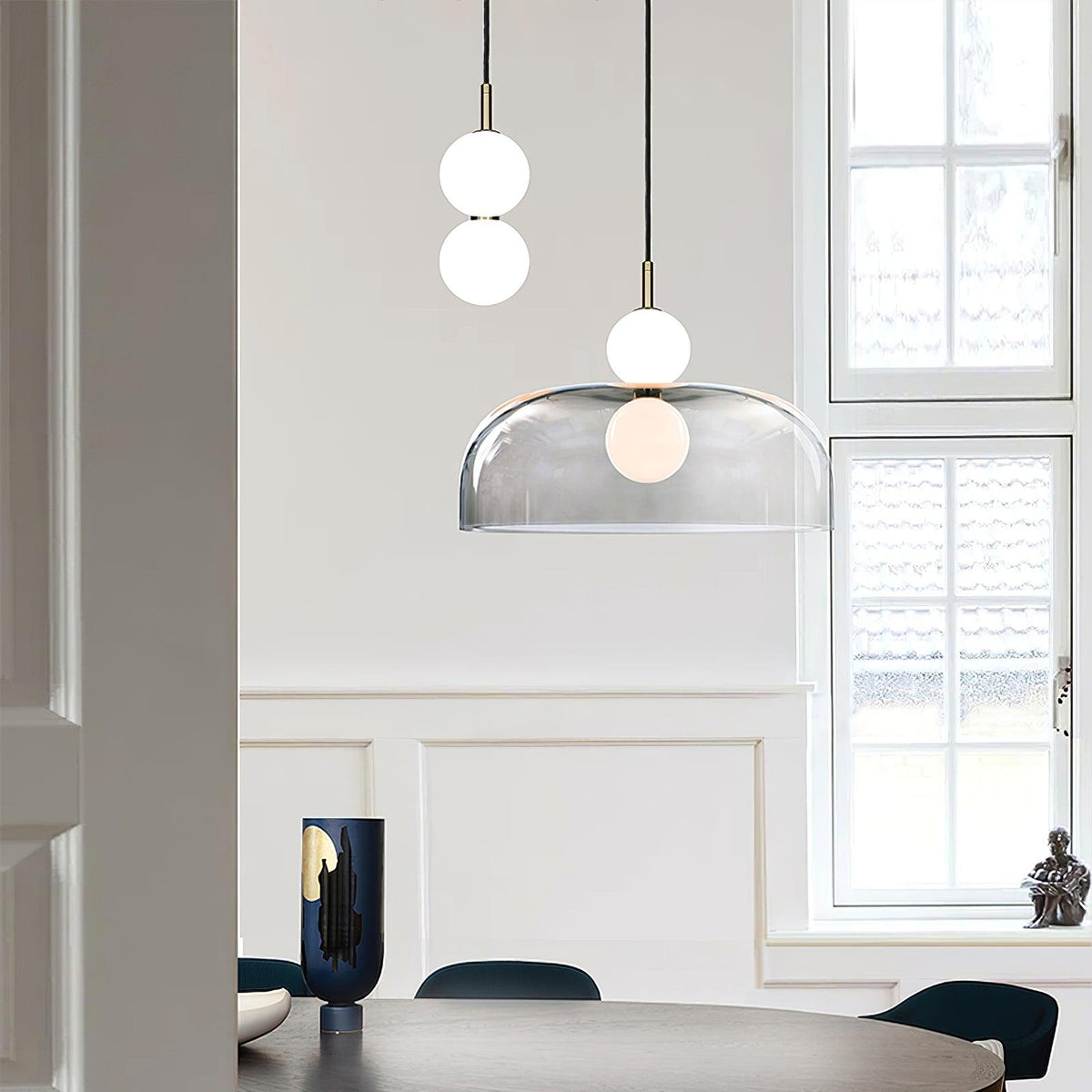 Celelia zeitgenössische minimalistische Pendelleuchte aus Glas