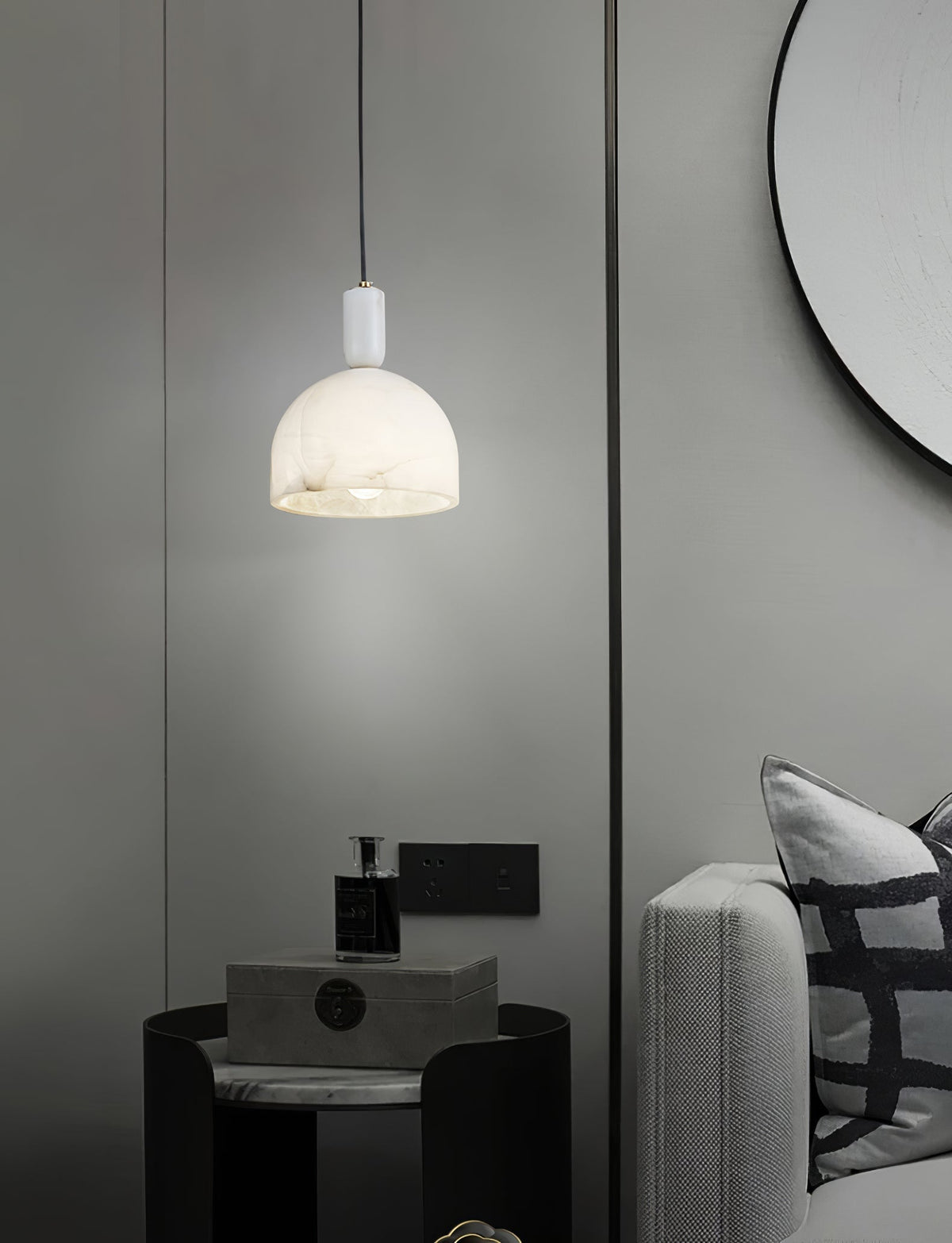 Ulcaris Alabaster Pendelleuchte