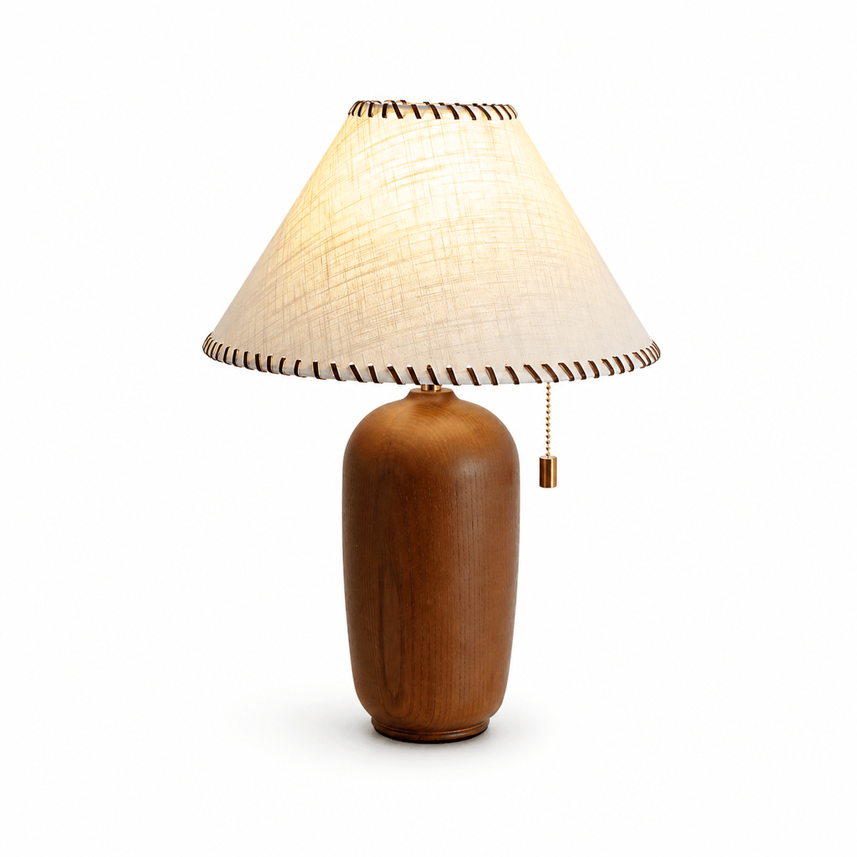 Rinoena Tischleuchte aus Holz in Holz