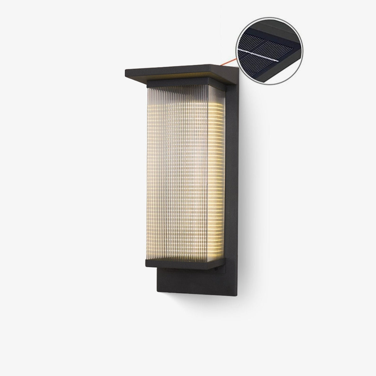 Corvian zuverlässige einzigartige Box-Solar-Außenwandleuchte