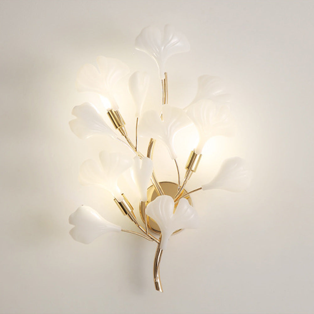 Olivia Design LED Wandleuchte Schlafzimmer/ Wohnzimmer Weiß/Gold
