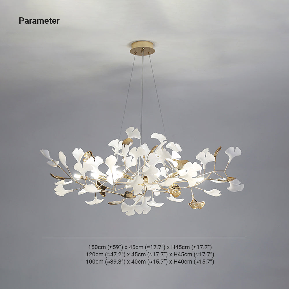 Olivia Modern LED Pendelleuchte Gold Schlaf/Wohnzimmer Keramik