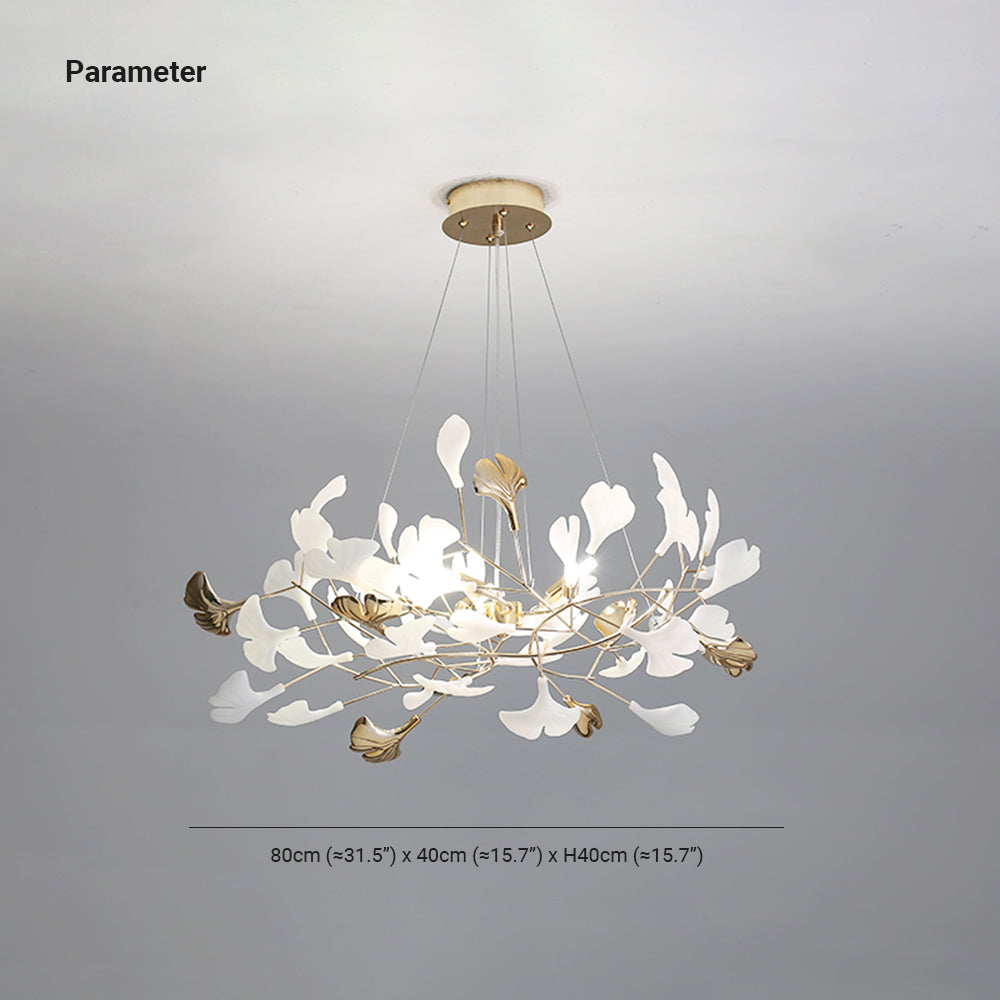 Olivia Modern LED Pendelleuchte Gold Schlaf/Wohnzimmer Keramik