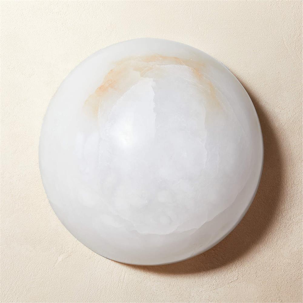 Nyraean Alabaster-Wandleuchte