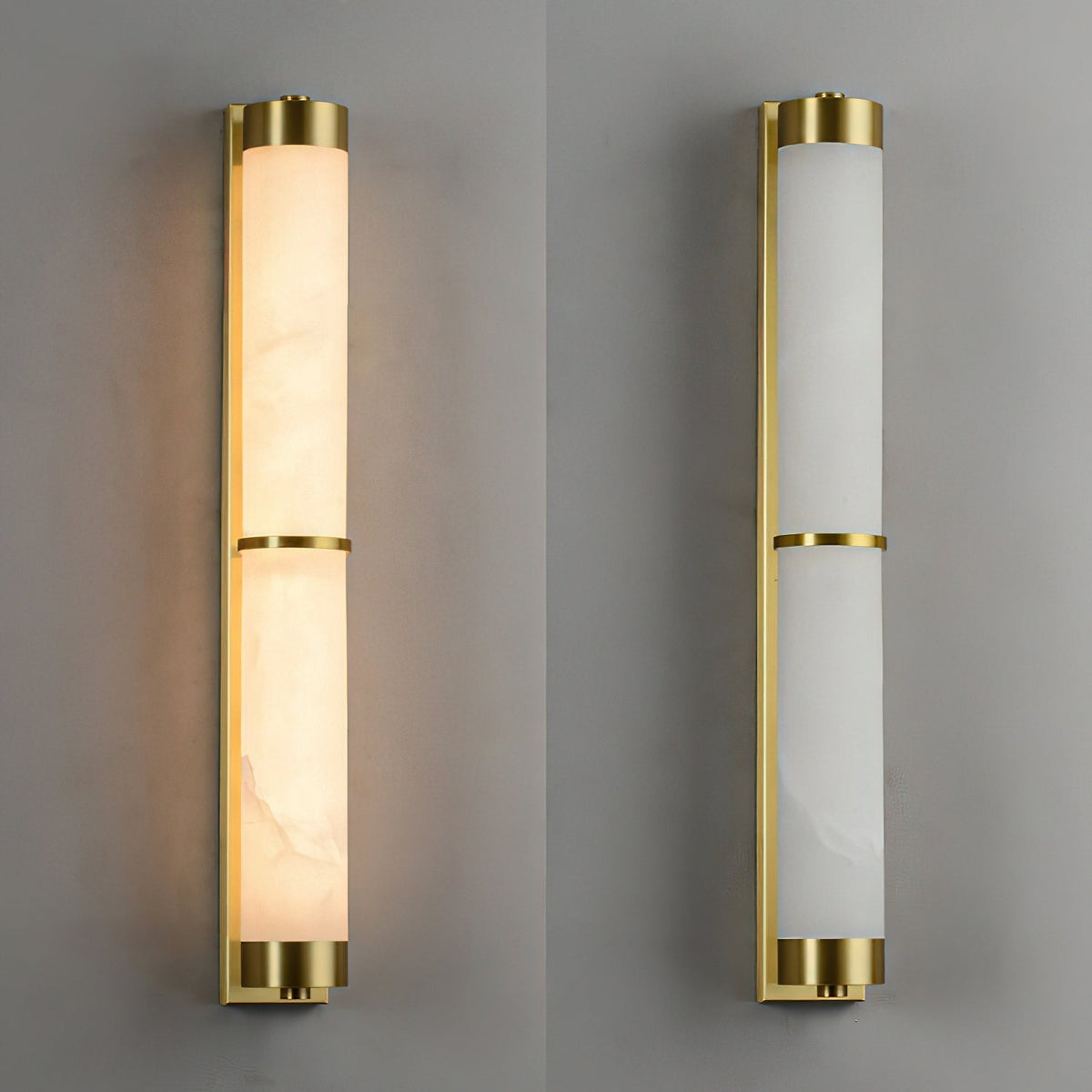 Eirarelle Alabaster-Wandleuchte