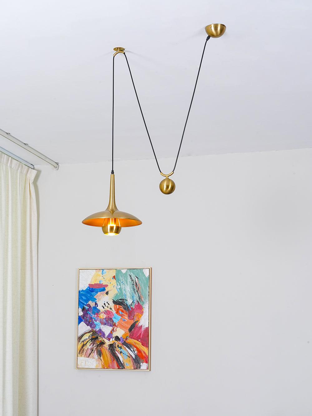 Virainenne Pendelleuchte höhenverstellbar für Wohnzimmer