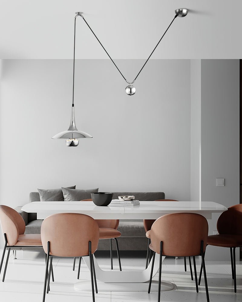 Virainenne Pendelleuchte höhenverstellbar für Wohnzimmer