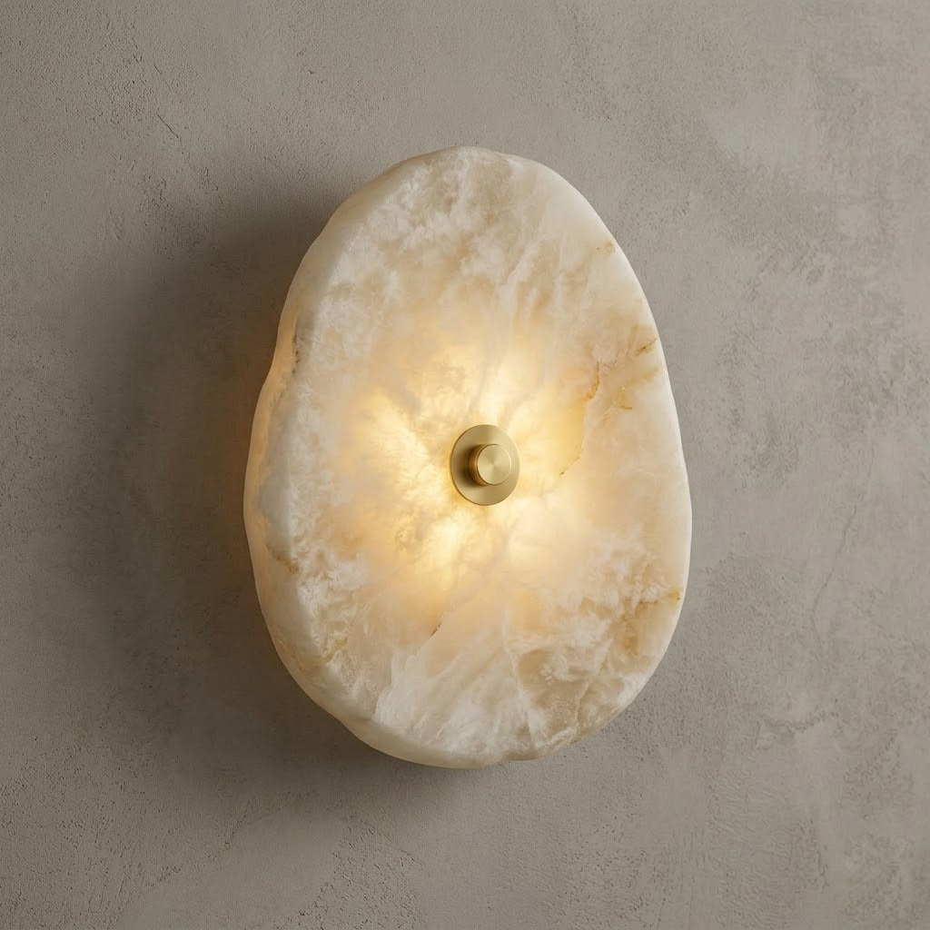 Nivorise Alabaster-Wandleuchte