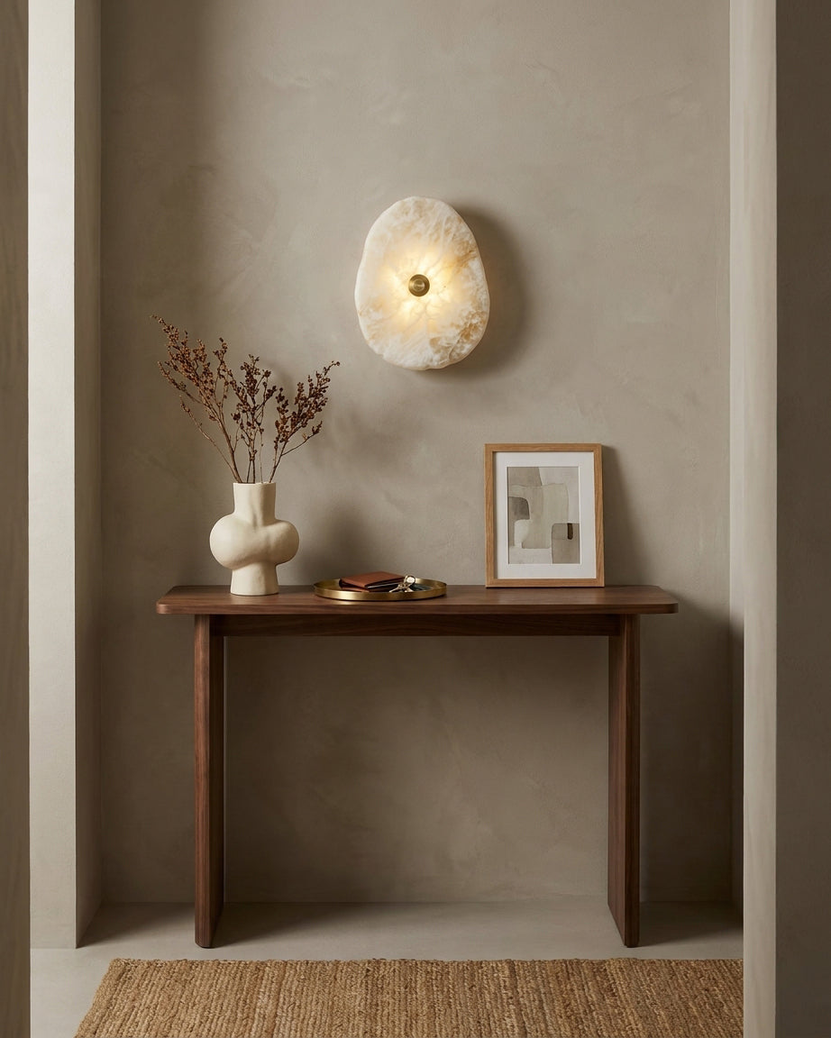 Nivorise Alabaster-Wandleuchte