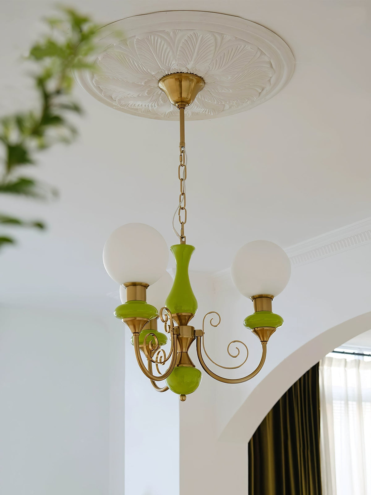 Evsolia Kronleuchter aus Glas