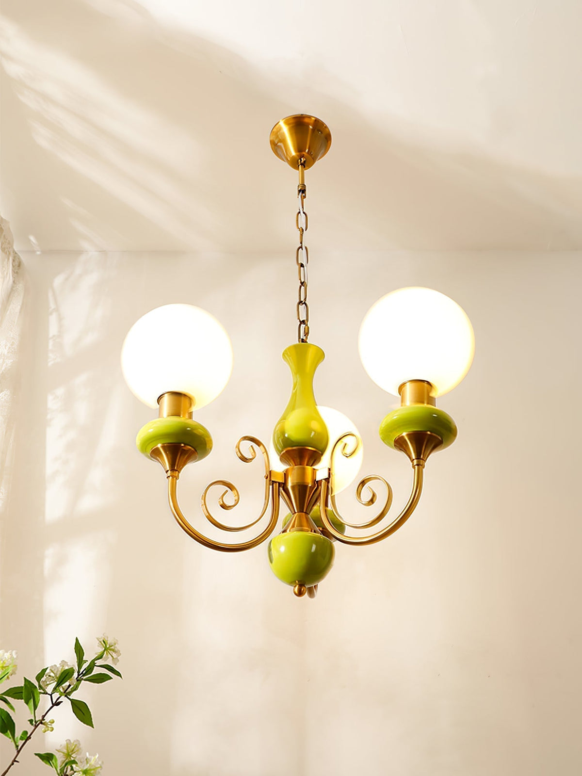 Evsolia Kronleuchter aus Glas