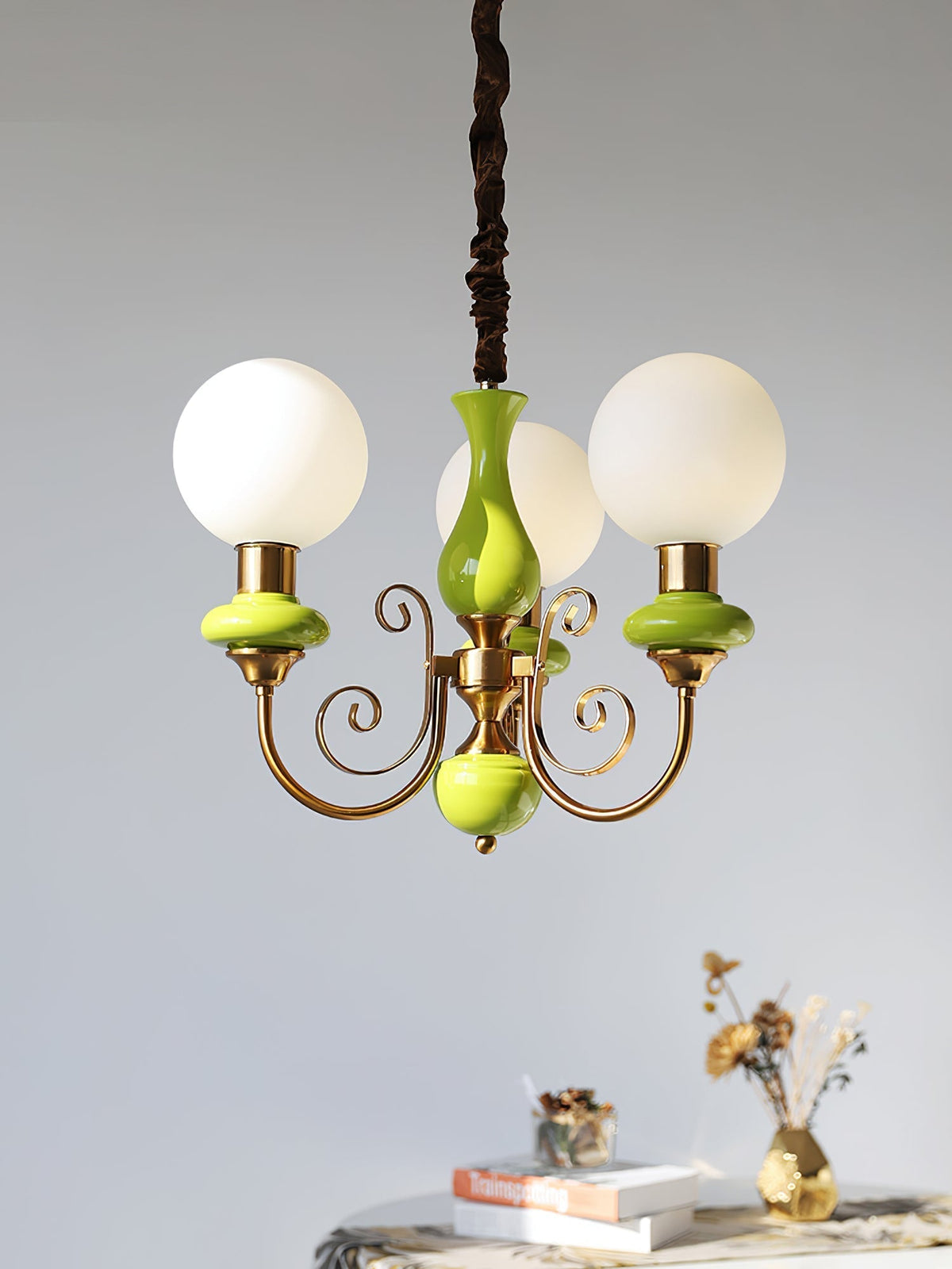 Evsolia Kronleuchter aus Glas