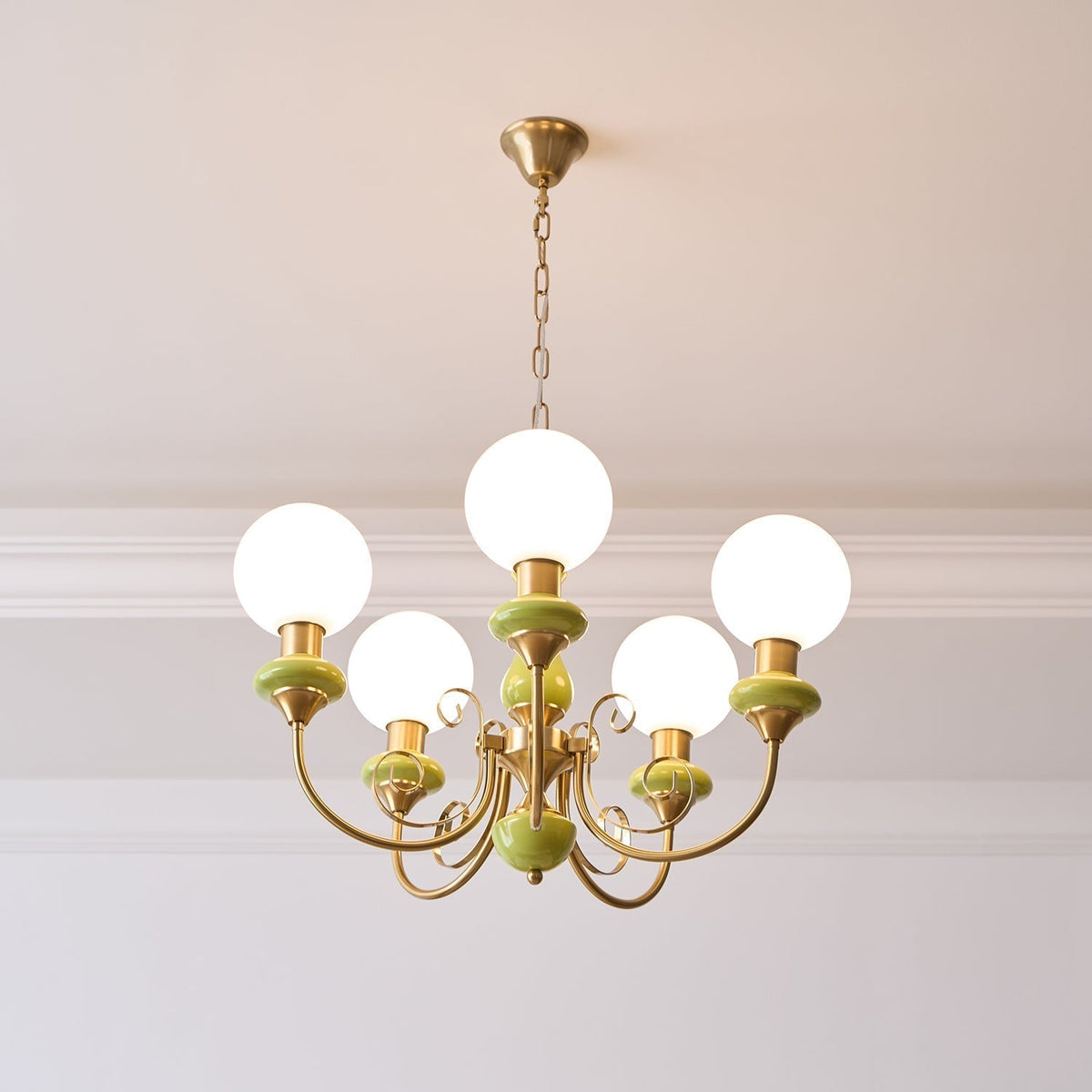 Evsolia Kronleuchter aus Glas