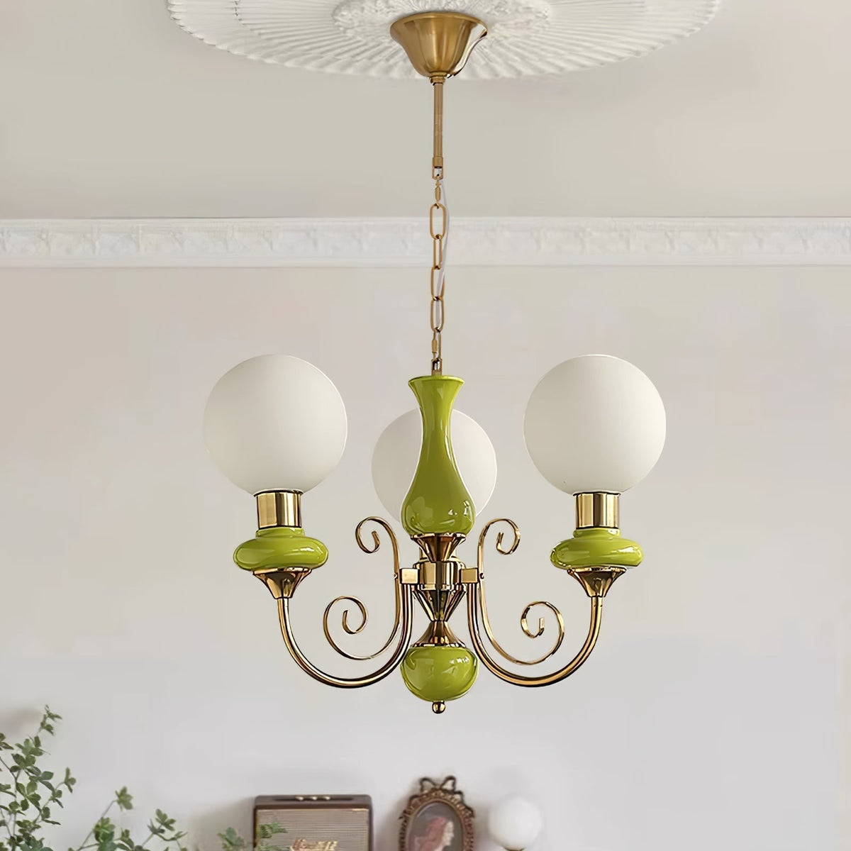 Evsolia Kronleuchter aus Glas