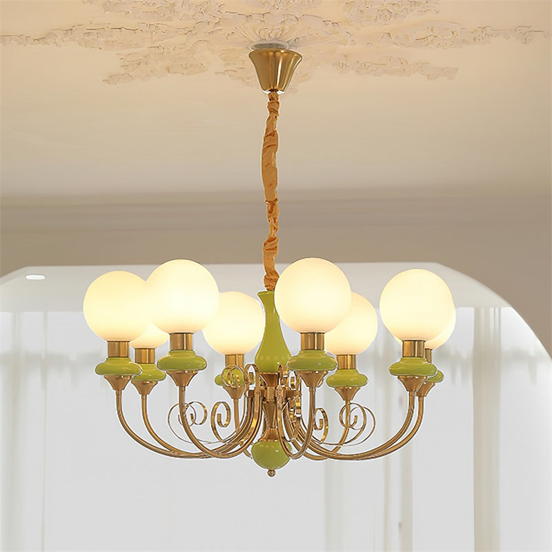 Evsolia Kronleuchter aus Glas