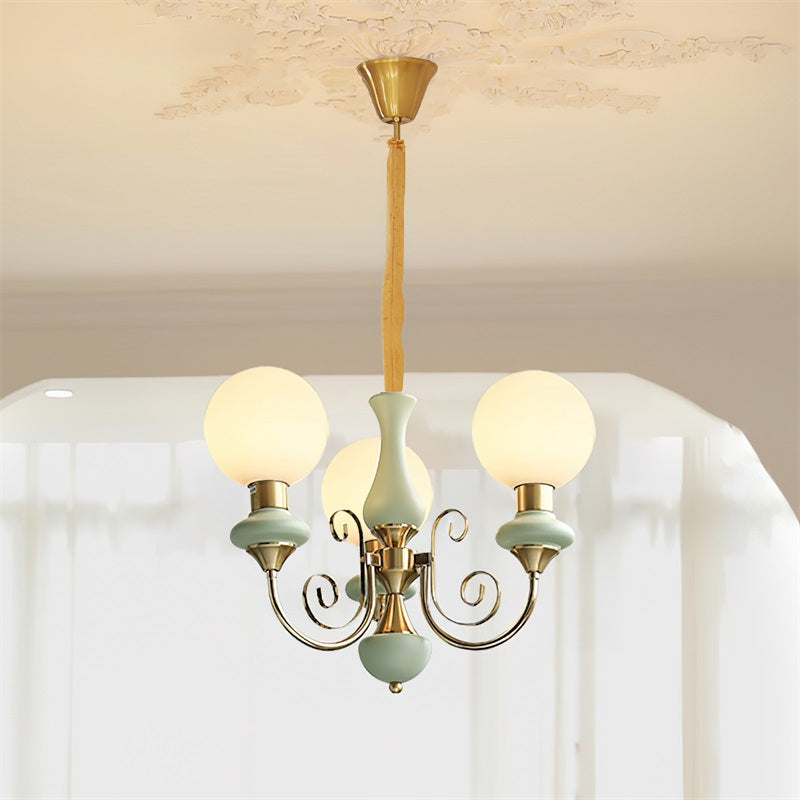 Evsolia Kronleuchter aus Glas