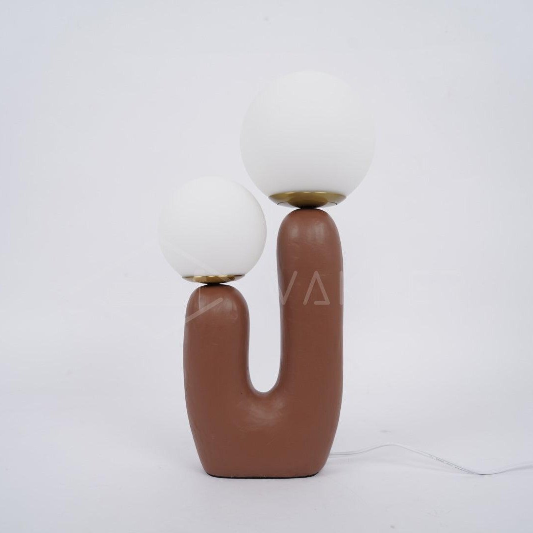 Elyrain Kunstharz-Kunstwerk Tischleuchte