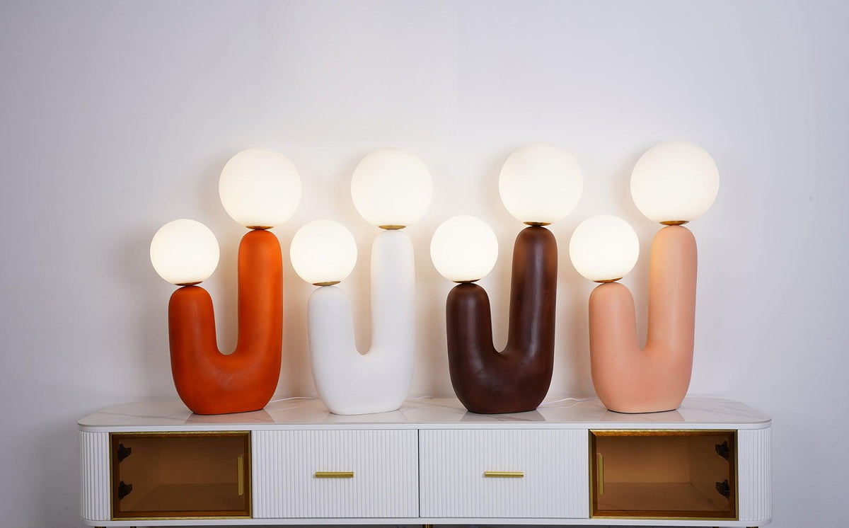Fayorn Keramik-Tischlampe