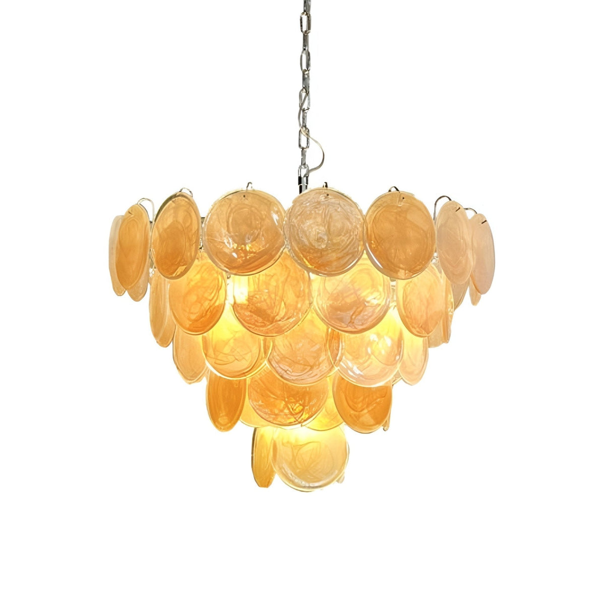 Celisira Kronleuchter Muranoglas-Scheibe Classic