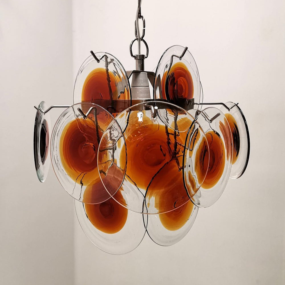 Velarissa Kronleuchter aus Muranoglas im Mid-Century-Stil