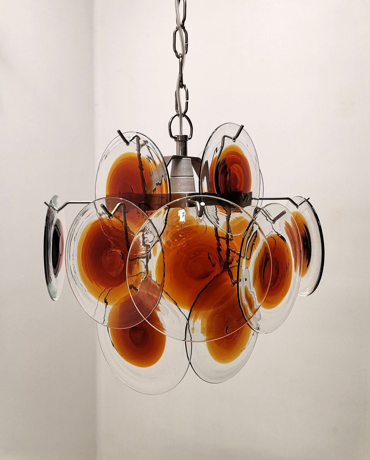 Velarissa Kronleuchter aus Muranoglas im Mid-Century-Stil