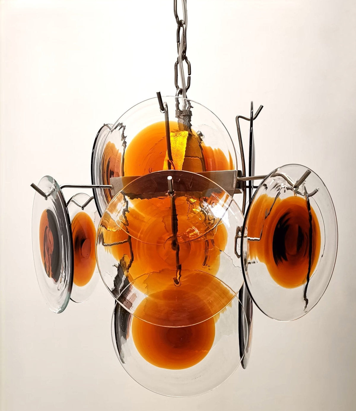 Velarissa Kronleuchter aus Muranoglas im Mid-Century-Stil
