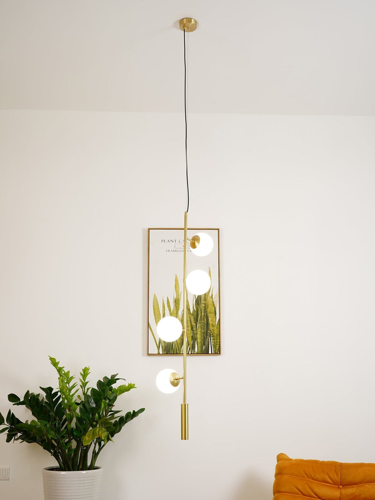 Erevia Messing & Glas Pendelleuchte