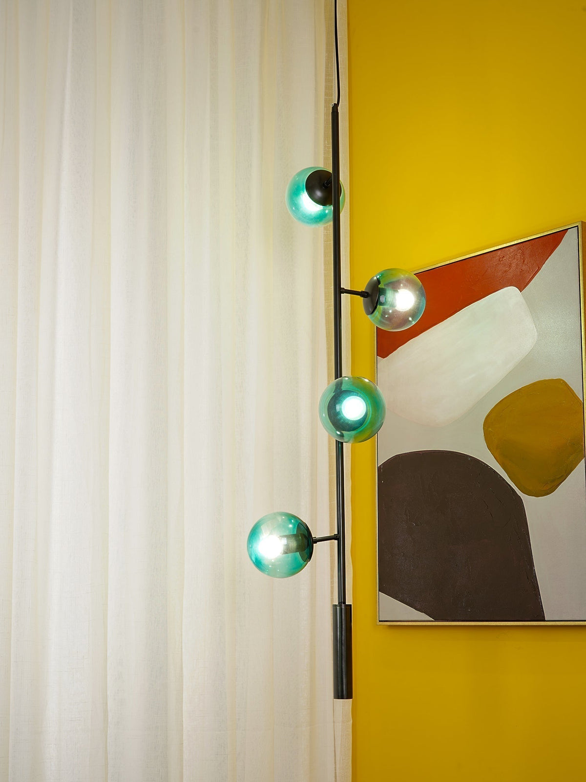 Erevia Messing & Glas Pendelleuchte