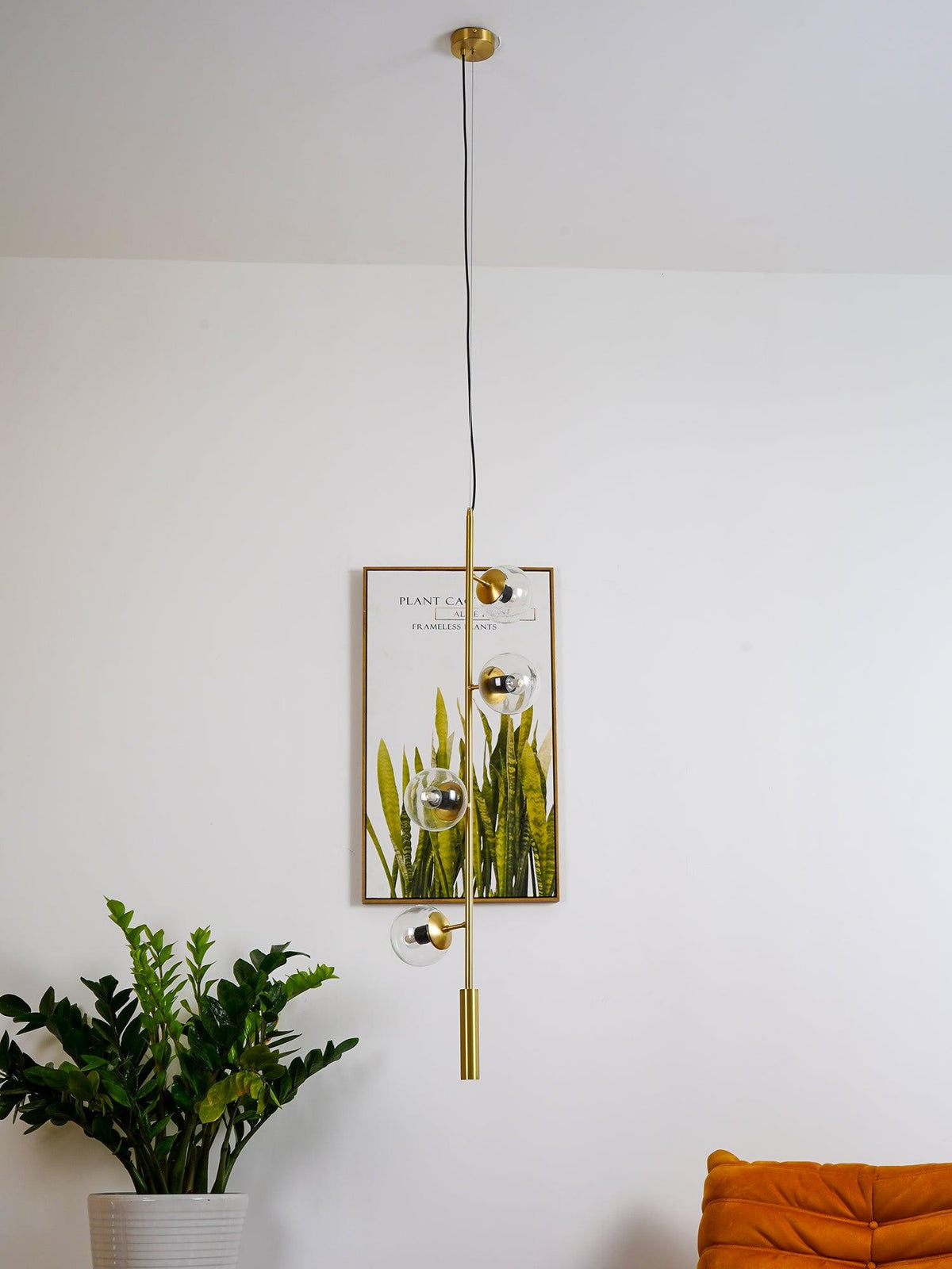 Erevia Messing & Glas Pendelleuchte