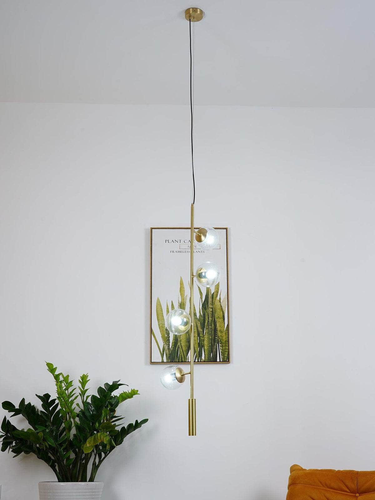 Erevia Messing & Glas Pendelleuchte