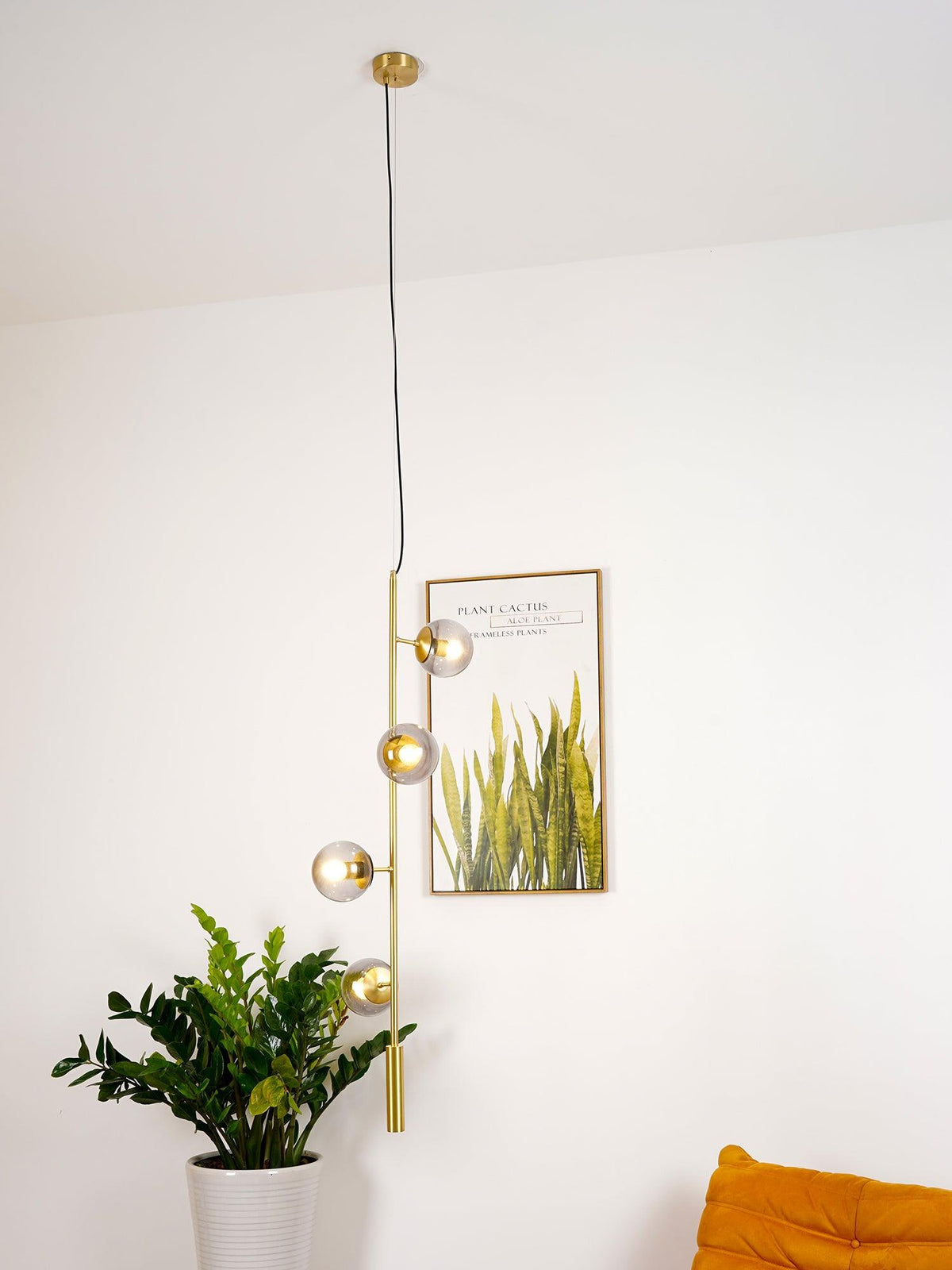 Erevia Messing & Glas Pendelleuchte