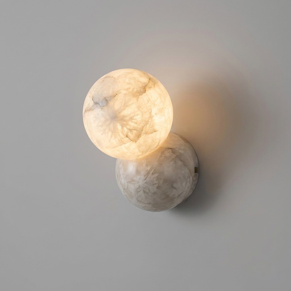 Aveniraya Alabaster-Wandleuchte