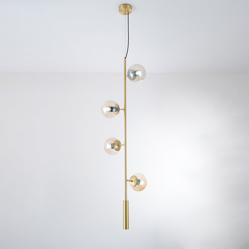 Erevia Messing & Glas Pendelleuchte