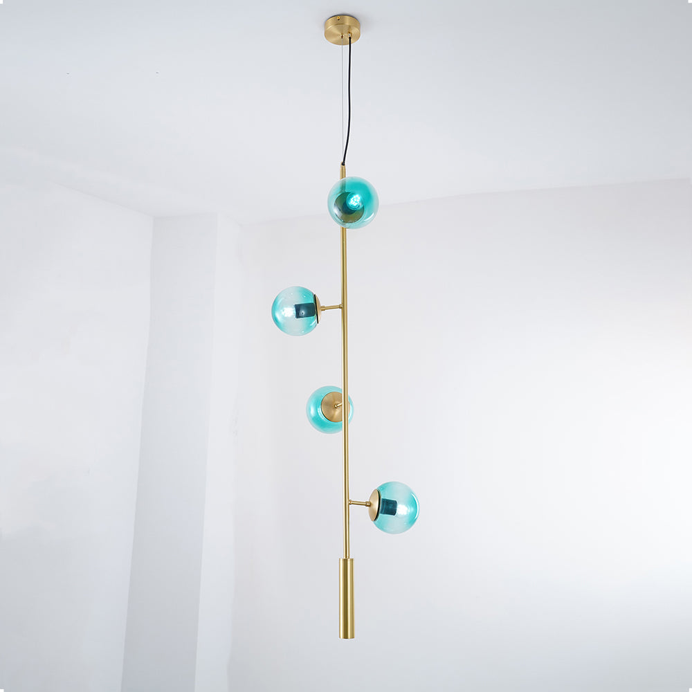Erevia Messing & Glas Pendelleuchte