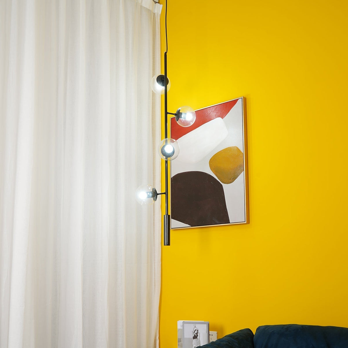 Erevia Messing & Glas Pendelleuchte