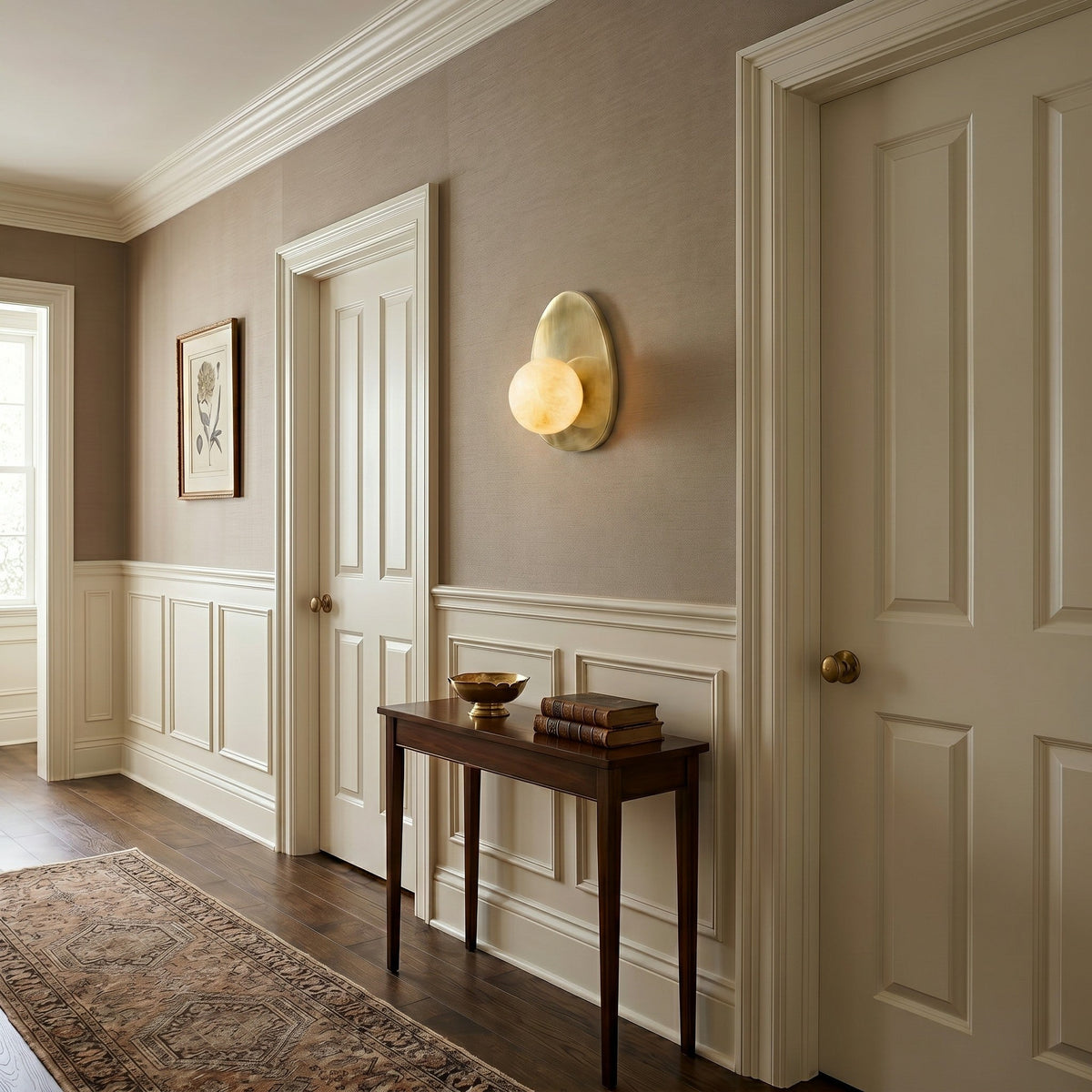 Orlisse Alabaster-Wandleuchte