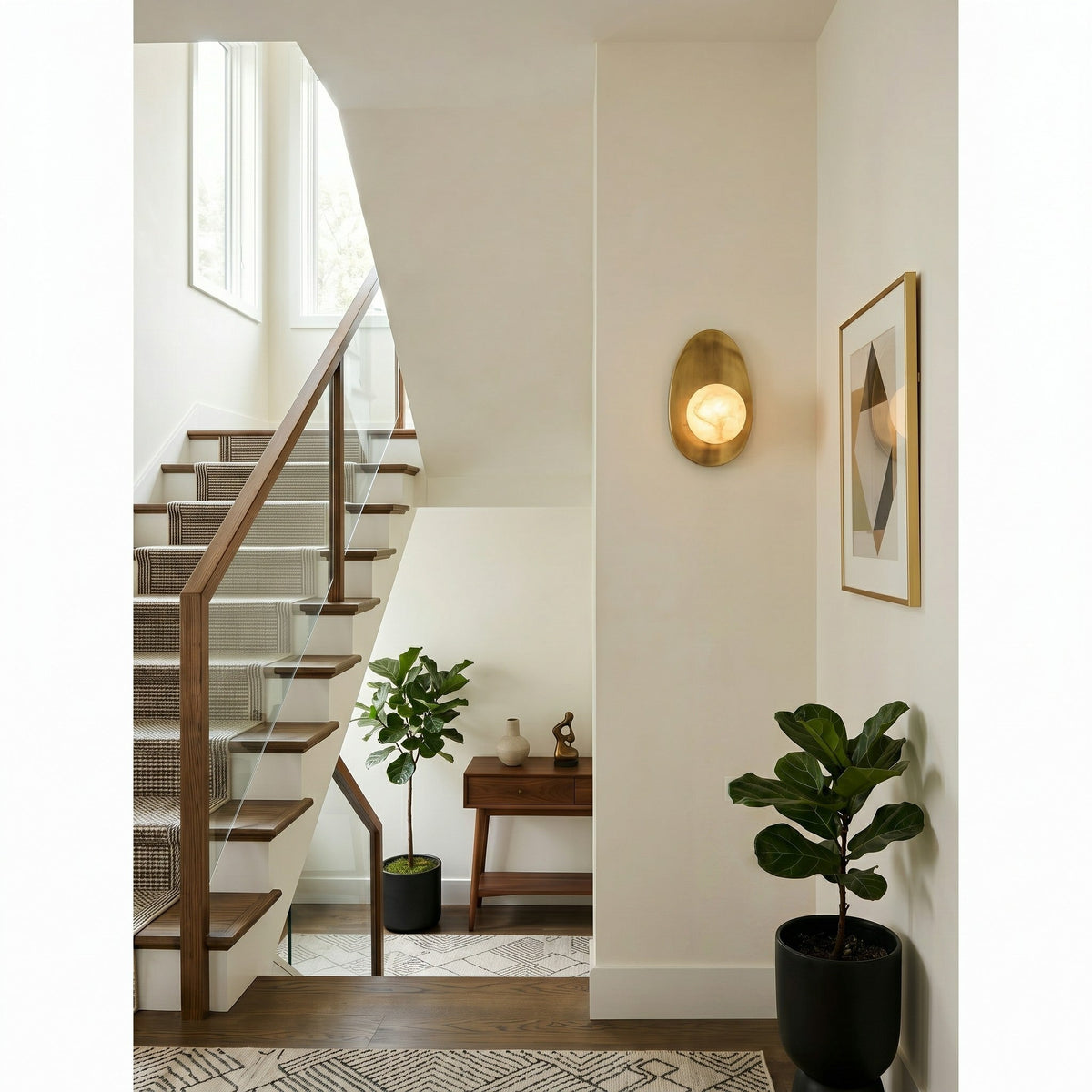 Orlisse Alabaster-Wandleuchte