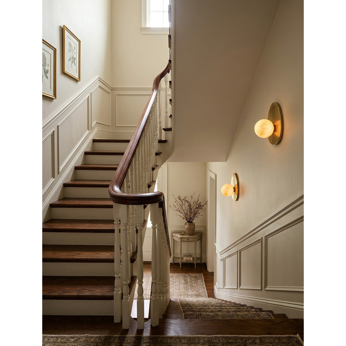 Orlisse Alabaster-Wandleuchte