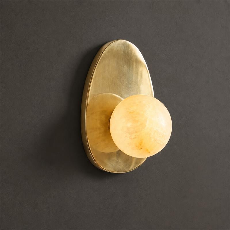 Orlisse Alabaster-Wandleuchte