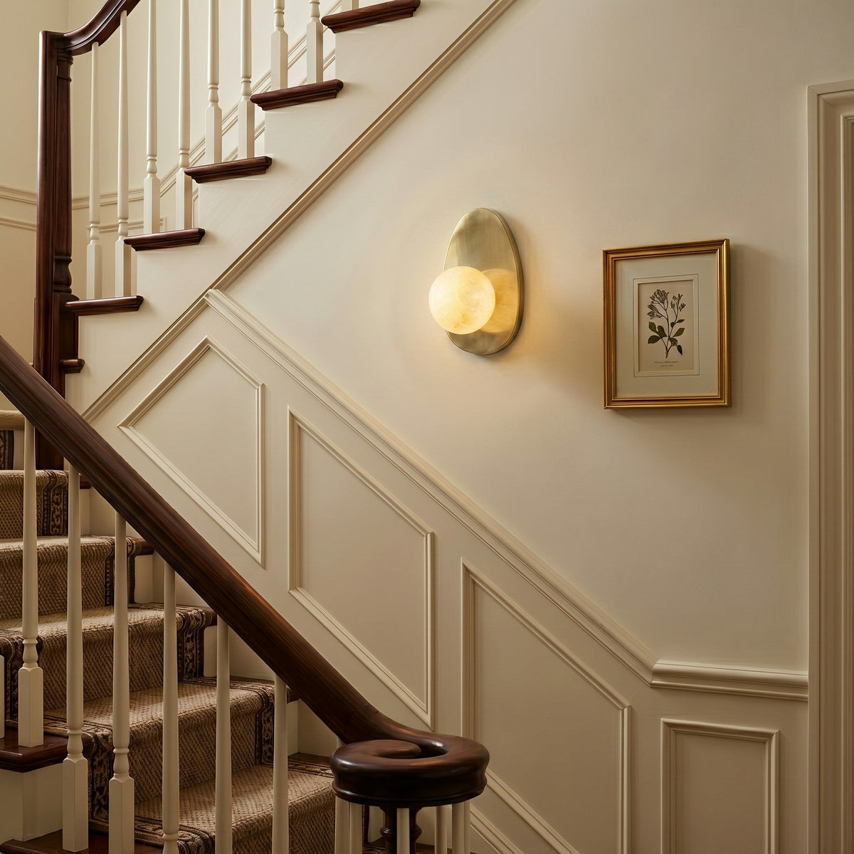 Orlisse Alabaster-Wandleuchte