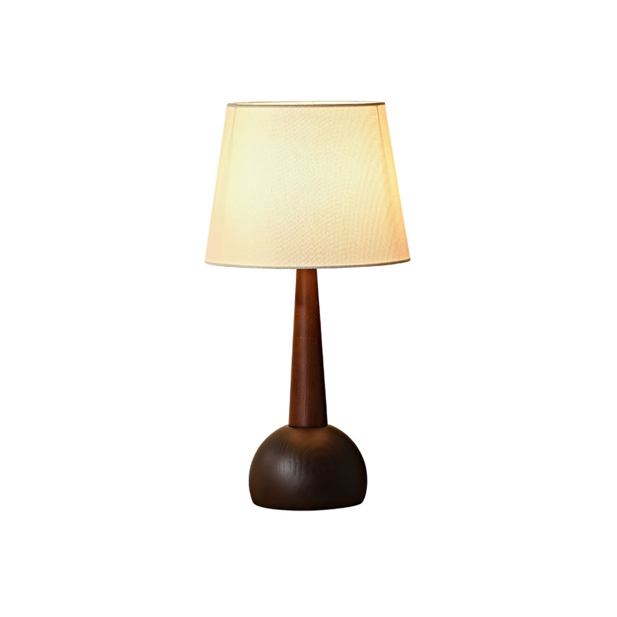 Sylivise Minimalistische Tischleuchte aus Holz in Braun