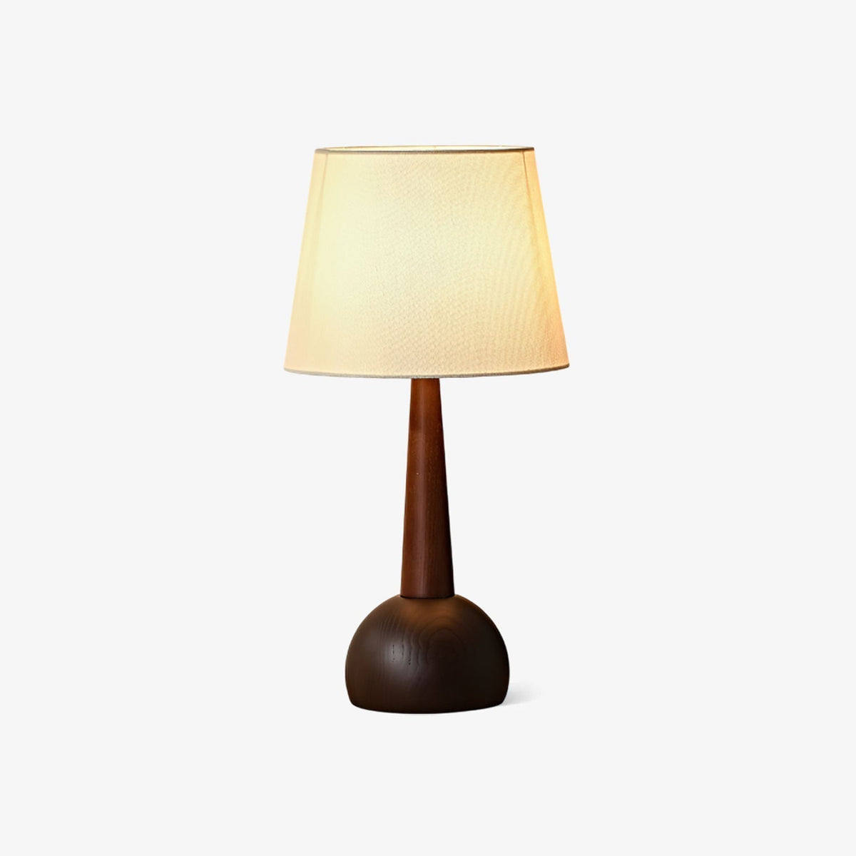 Sylivise Minimalistische Tischleuchte aus Holz in Braun
