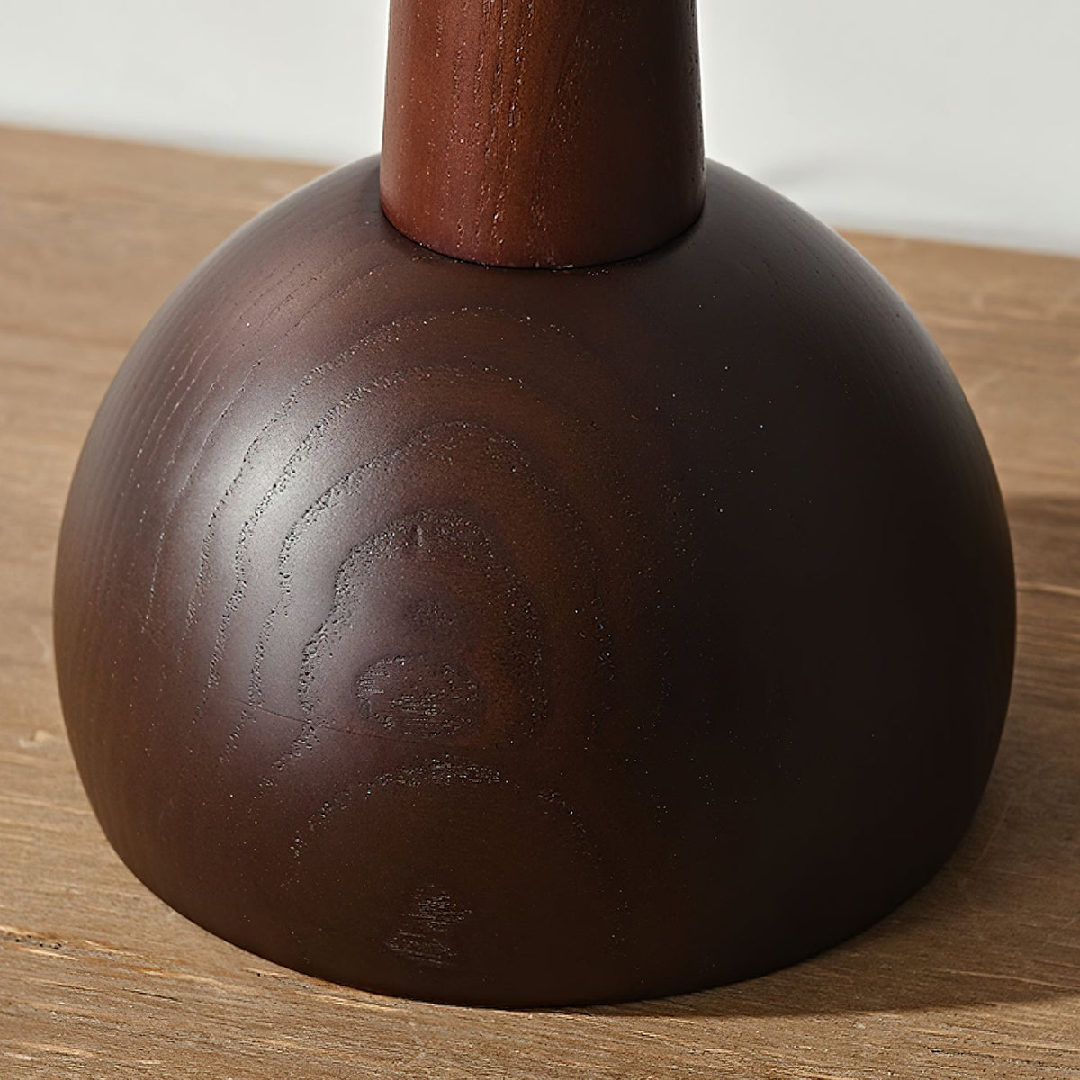Sylivise Minimalistische Tischleuchte aus Holz in Braun