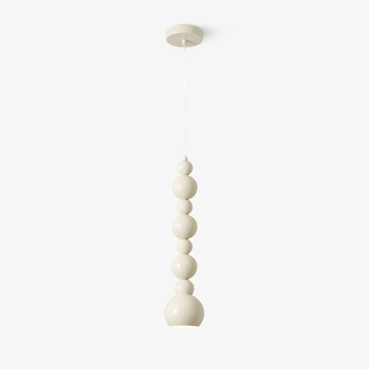 Slenao Beige Kunst-Pendelleuchte