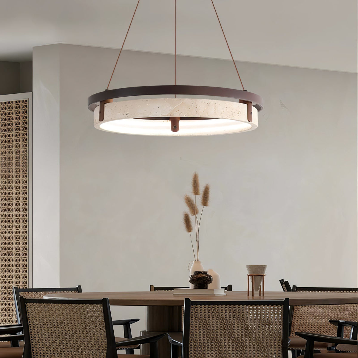 Aurix Travertine Pendelleuchte