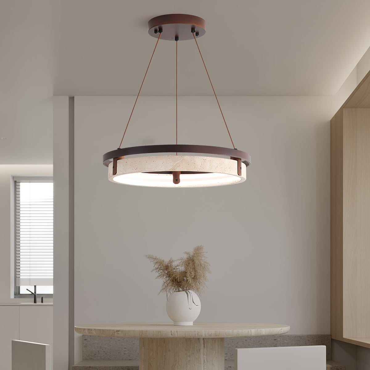 Aurix Travertine Pendelleuchte